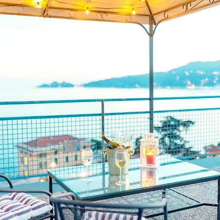 Apartment Panoramic Sea View Terrace - Free Parking - Wifi